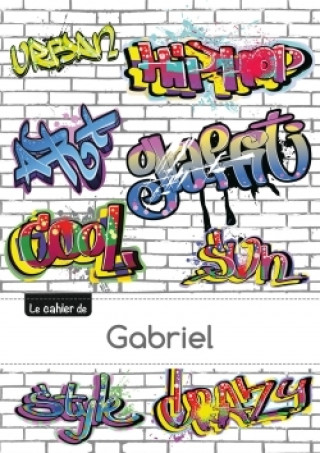 Calendar / Agendă Le carnet de Gabriel - Petits carreaux, 96p, A5 - Graffiti 