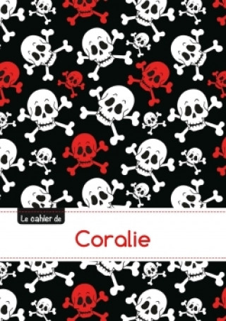Calendar / Agendă Le carnet de Coralie - Séyès, 96p, A5 - Têtes de mort 