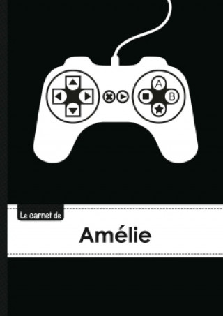 Kalendár/Diár Le carnet d'Amélie - Lignes, 96p, A5 - Manette jeu vide'o 