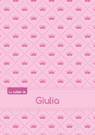 Kalendář/Diář Le cahier de Giulia - Blanc, 96p, A5 - Princesse 