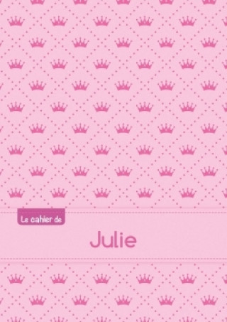 Kalendář/Diář Le cahier de Julie - Blanc, 96p, A5 - Princesse 