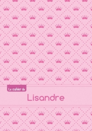Koledar/Rokovnik Le cahier de Lisandre - Blanc, 96p, A5 - Princesse 