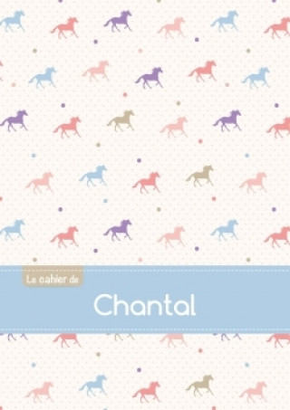 Calendário/Diário Le cahier de Chantal - Blanc, 96p, A5 - Chevaux 