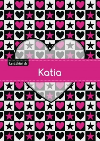 Naptár/Határidőnapló Le cahier de Katia - Petits carreaux, 96p, A5 - C ur et étoile 