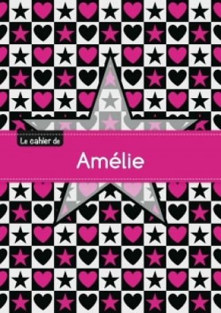 Kalender/Terminbuch Le cahier d'Amélie - Petits carreaux, 96p, A5 - Étoile et c ur 