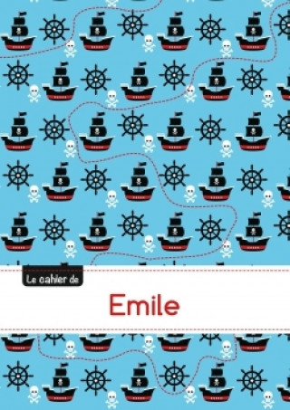 Calendar/Diary Le cahier d'Emile - Petits carreaux, 96p, A5 - Pirates 