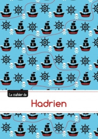 Koledar/Rokovnik Le cahier de Hadrien - Blanc, 96p, A5 - Pirates 