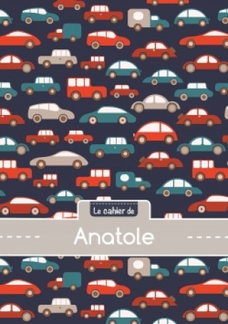 Koledar/Rokovnik Le cahier d'Anatole - Blanc, 96p, A5 - Voitures 