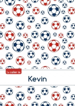 Kalender/Terminbuch Le cahier de Kevin - Blanc, 96p, A5 - Football Paris 