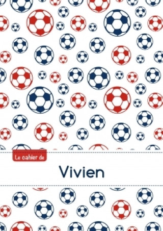 Calendar / Agendă CAHIER VIVIEN BLANC,96P,A5 FOOTBALLPARIS 