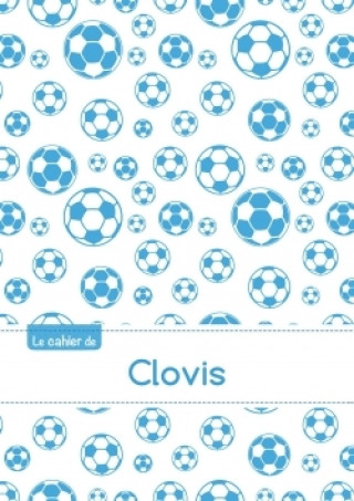 Naptár/Határidőnapló Le cahier de Clovis - Petits carreaux, 96p, A5 - Football Marseille 