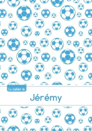 Naptár/Határidőnapló Le cahier de Jérémy - Petits carreaux, 96p, A5 - Football Marseille 