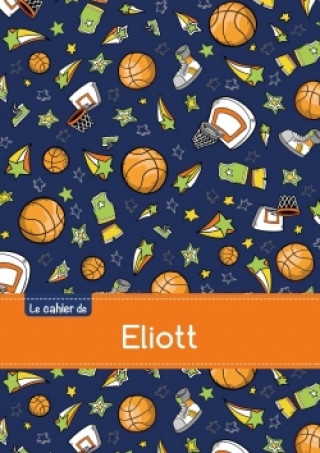 Calendar / Agendă Le cahier d'Eliott - Petits carreaux, 96p, A5 - Basketball 