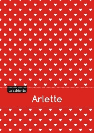 Kalendář/Diář Le cahier d'Arlette - Petits carreaux, 96p, A5 - Petits c urs 