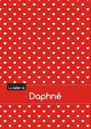 Koledar/Rokovnik Le cahier de Daphné - Petits carreaux, 96p, A5 - Petits c urs 