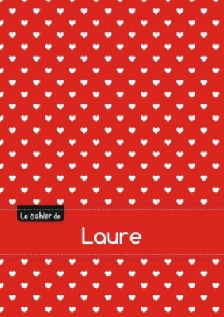 Календар/тефтер Le cahier de Laure - Petits carreaux, 96p, A5 - Petits c urs 