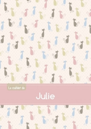 Calendar / Agendă Le cahier de Julie - Séyès, 96p, A5 - Chats 