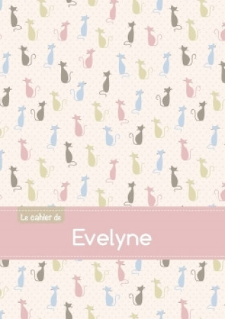 Naptár/Határidőnapló Le cahier d'Evelyne - Petits carreaux, 96p, A5 - Chats 