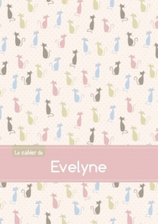 Kalender/Terminbuch Le cahier d'Evelyne - Petits carreaux, 96p, A5 - Chats 