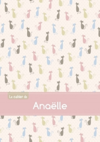 Kalendář/Diář Le cahier d'Anaëlle - Blanc, 96p, A5 - Chats 