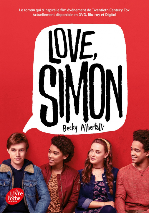 Carte Love Simon - tie-in (Moi, Simon, 16 ans, Homo Sapiens) Becky Albertalli