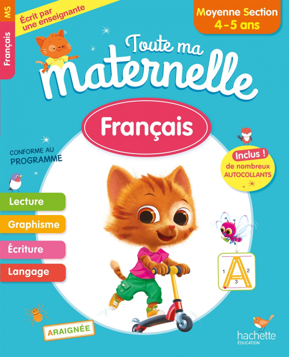 Könyv Toute Ma Maternelle - Français Moyenne Section (4-5 ans) Caroline Marcel