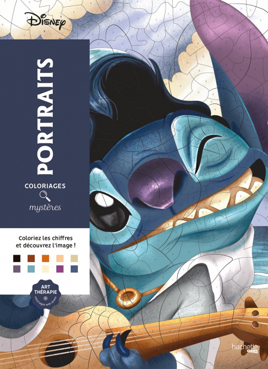 Carte Coloriages Mystères Disney Portraits Christophe-Alexis Perez