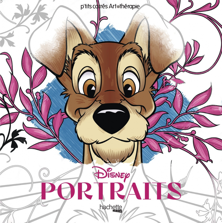 Knjiga Carrés Art-thérapie Portraits Disney 