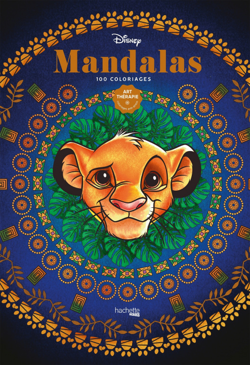Kniha Art-thérapie Disney Mandalas 