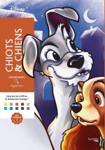 Carte Coloriages mystères Disney Chiots et chiens 