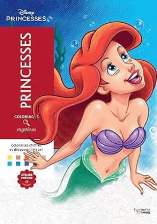 Книга Coloriages mystères Disney Princesses Jérémy Mariez