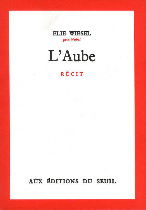 Buch L'Aube Élie Wiesel