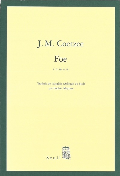 Carte Foe John Maxwell Coetzee