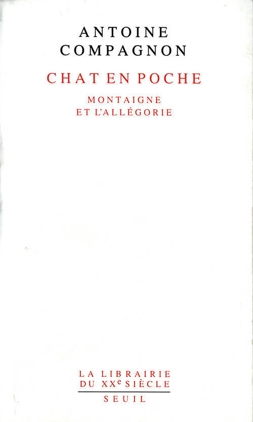 Kniha Chat en poche Antoine Compagnon