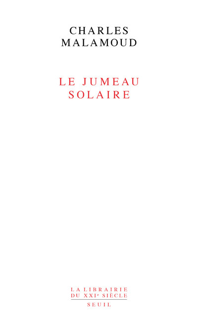 Kniha Le Jumeau solaire Charles Malamoud