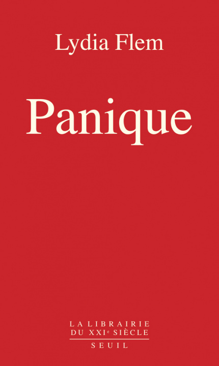 Book Panique Lydia Flem