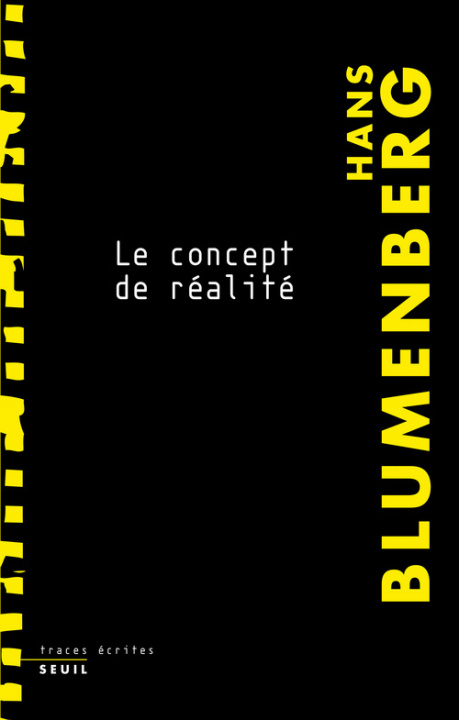 Knjiga Le Concept de réalité Hans Blumenberg