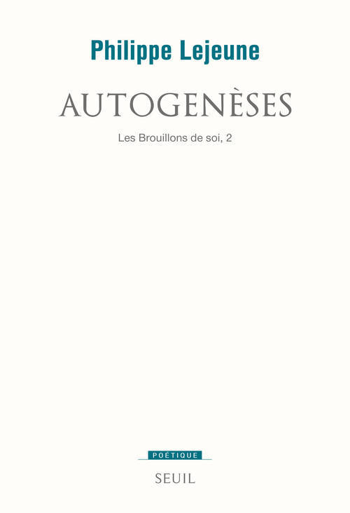 Libro Autogenèses Philippe Lejeune