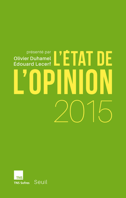 Knjiga L'Etat de l'opinion 2015 TNS Sofres