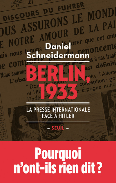 Buch Berlin, 1933 Daniel Schneidermann