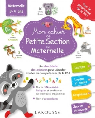 Könyv Mon grand cahier Larousse de la maternelle : petite section Pascale Genestine