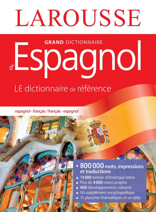 Carte Grand dictionnaire Français Espagnol 