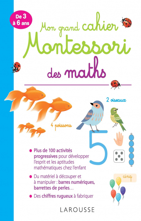 Carte Mon grand cahier Montessori des maths 