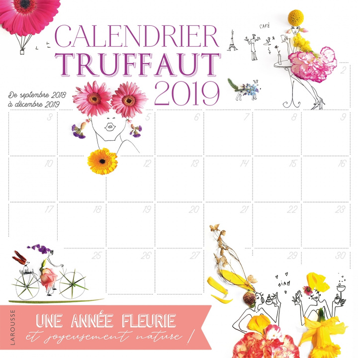 Kalendár/Diár Calendrier Truffaut 2019 