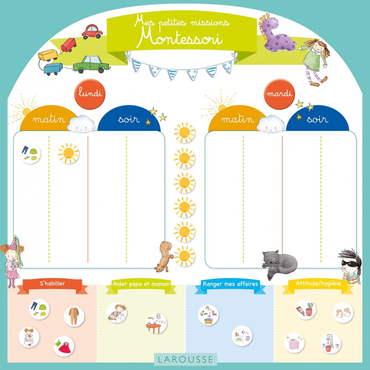 Carte Mes petites missions Montessori 