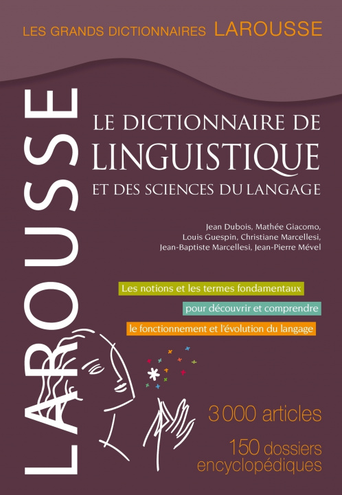 Carte Dictionnaire de linguistique et des sciences du langage 