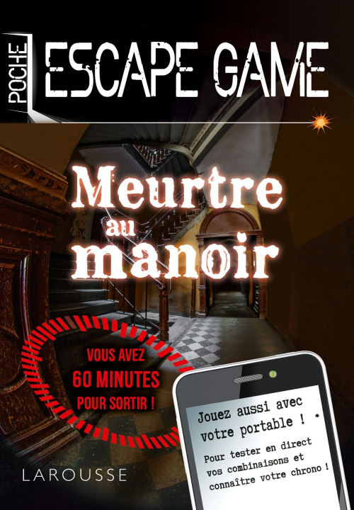 Carte Escape game de poche - Meurtre au manoir Nicolas Trenti