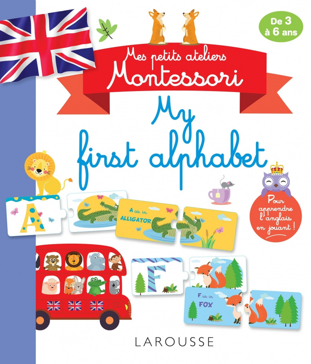 Carte Mes petits ateliers Montessori My first alphabet 