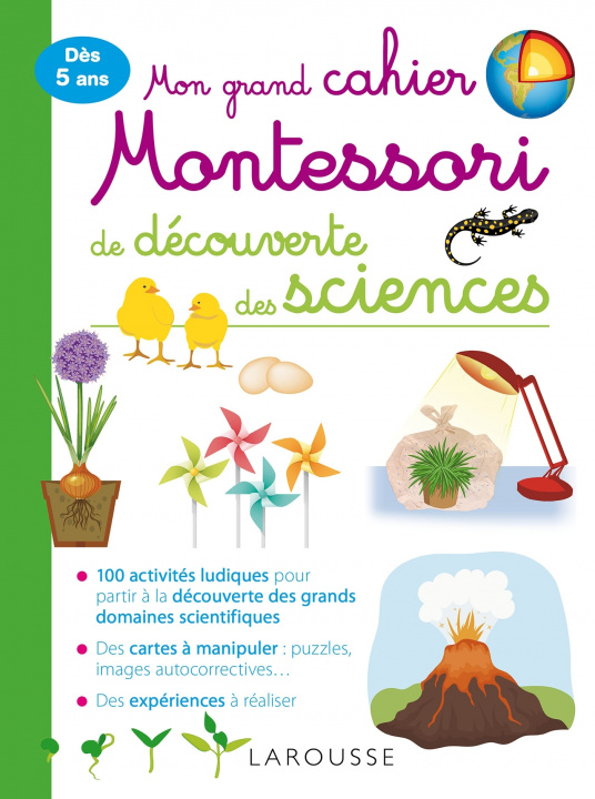 Carte Mon grand cahier Montessori d'initiation aux sciences 