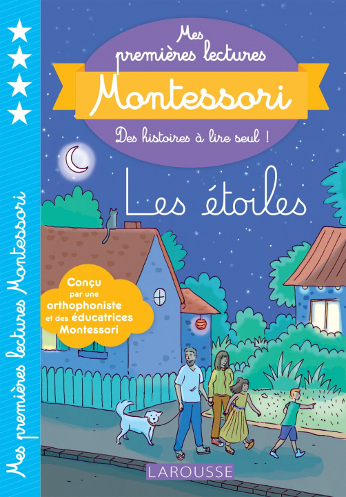 Carte Mes premières lectures Montessori - Les étoiles Julie Rinaldi